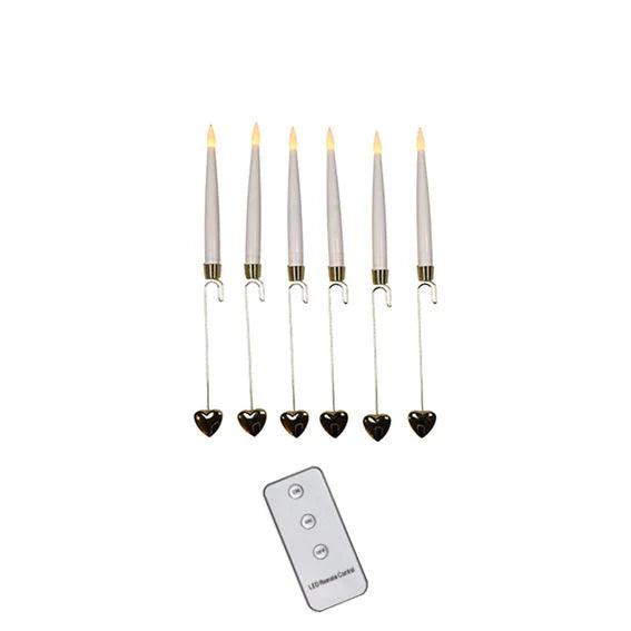 LED juletræslys - 6 stk